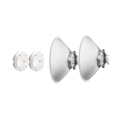 [MIMOSANETWORKS_B11JRDM1200KIT] Mimosa Networks Kit de 2 radios B11 con 2 antenas JRMD120010/11RA, En frecuencia de 11 GHz,  incluye inyector POE, cable de alimentación  distancia de hasta el momento 80 km, sin interferencia e inmune al ruido.