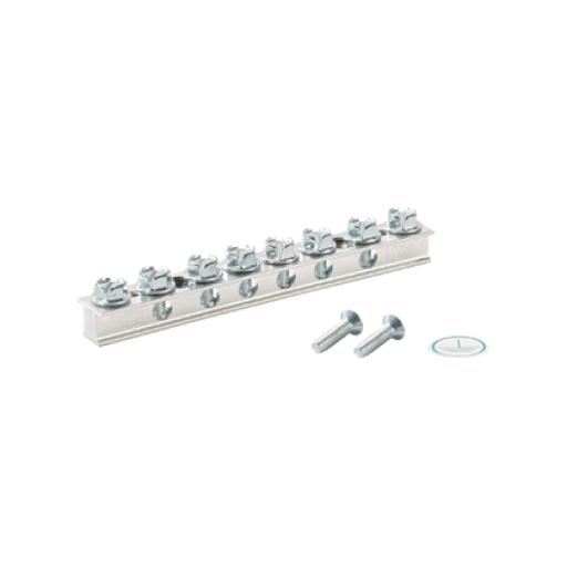 [PANDUIT_UGB2/0-414-6] Panduit Barra de conexión a tierra universal UGB2/0-414-6 de 6 puertos.
