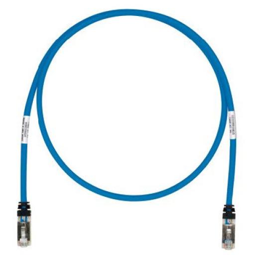 [PANDUIT_STP6X40BU] Panduit Patch Cord Cat6A, Blindado S/FTP, CM/LS0H, 40 ft, Color Azul