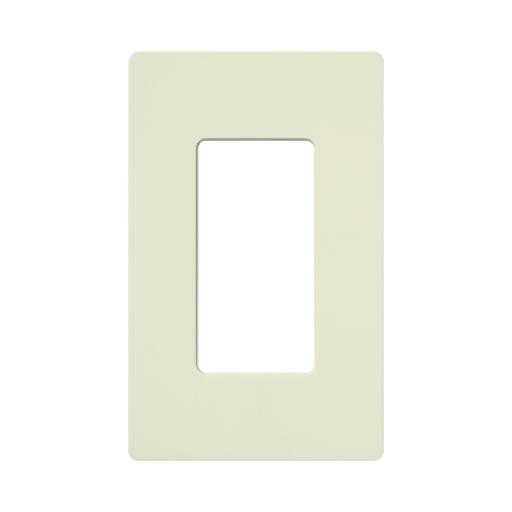 [LUTRON_SC-1-BI] Lutron Tapa 1 espacio, de pared, color tipo galleta Satin