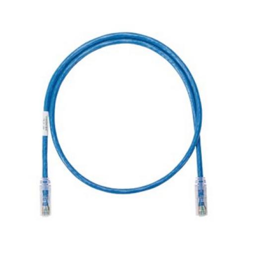 [PANDUIT_NK6PC50BUY] Panduit Cable de parcheo UTP Categoría 6, con plug modular en cada extremo - 50 ft. - Azul