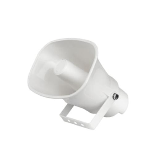 [HIKVISIONDIGITALTECHNOLOGY_DS-QAE0330G1T-V] Hikvision Digital Technology Altavoz Tipo Trompeta / 5W - 30W / Color Blanca / 100V | 70V / Material ABS / IP65