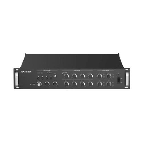 [HIKVISIONDIGITALTECHNOLOGY_DS-QAZ1A1000G1-VB4] Hikvision Digital Technology Amplificador de Red 1000 W / Compatible con Tareas en Tiempo Real y Programadas / Gestión de Biblioteca de Materiales de Audio / Entrada de Alarma y Programa de Armado / Síntesis de Voz TTS / Doble Opción de Audio Natural / Entradas d