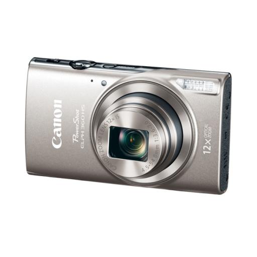 [CANON_1078C001BA] Canon Camara Canon PowerShot ELPH 360 HS 20.2MP FHD 1080p Zoom 12x Color Gris