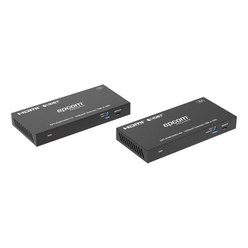[EPCOM_EPC-EHB70ARC] Epcom Kit Extensor HDMI | HDBaseT | 70m en 4K@60Hz | Cat5e/6 | Gestión Avanzada EDID | Soporta ARC | Control IR Bidireccional | RS232 | PoC