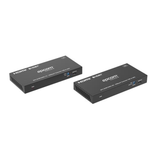 [EPCOM_EPC-EHB70ARC] Epcom Kit Extensor HDMI | HDBaseT | 70m en 4K@60Hz | Cat5e/6 | Gestión Avanzada EDID | Soporta ARC | Control IR Bidireccional | RS232 | PoC