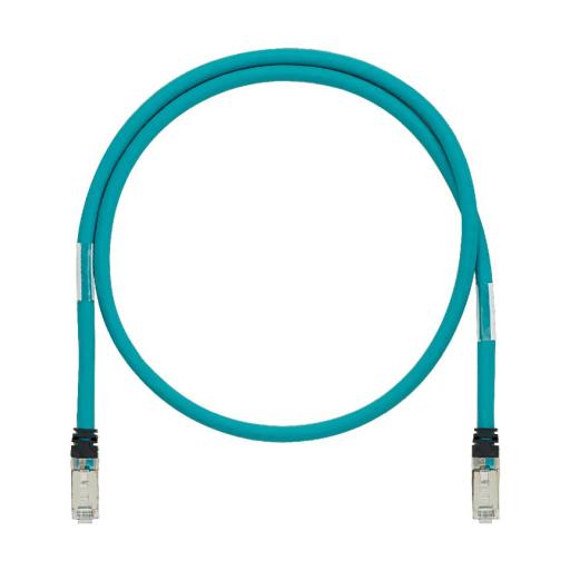 [PANDUIT_ISTPH6X7MTL] Panduit Patch Cord Cat6A de Grado Industrial 600V, Blindado SF/UTP, Calibre 26 AWG, Color Aqua, 7 m