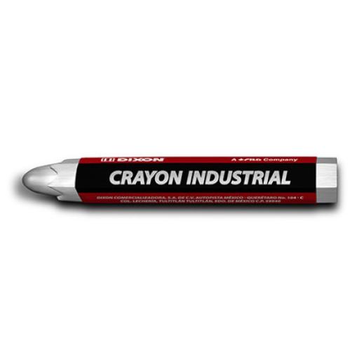 [DIXON_1998] Dixon Crayón de Cera Industrial  Dixon Blanco Caja con 10 Piezas