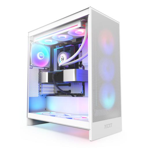 [NZXT_CM-H72FW-R1] GABINETE NZXT (CM-H72FW-R1) H7 FLOW RGB, MID-TOWER 3 FANS RGB, ATX, BLANCO