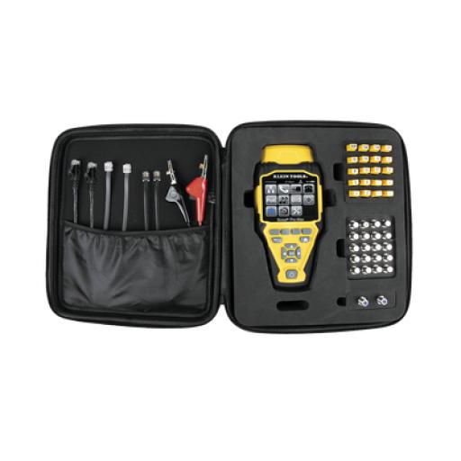 [KLEINTOOLS_VDV501-770] Klein Tools Juego de Probador de Cables de Red con Transmisores Remotos Scout™ Pro Max. Detecta la Capacidad de la Red y las Velocidades de Conexión hasta 10 Gbps