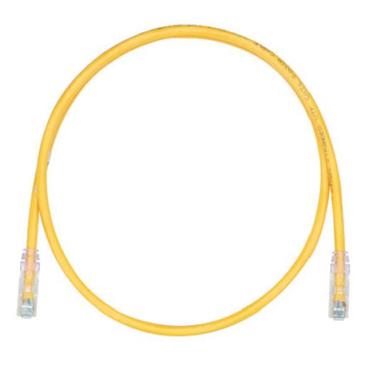 [PANDUIT_UTP6AX20YL] Panduit Cable de Parcheo UTP, Cat6A, 24 AWG, CM, Color Amarillo, 20ft