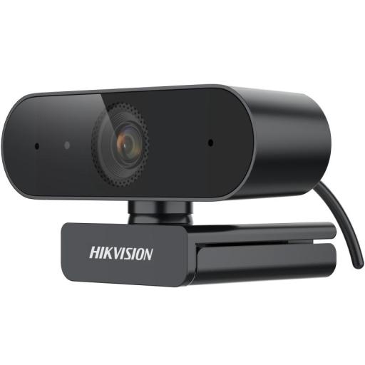 [HIKVISIONDIGITALTECHNOLOGY_DS-U04] Hikvision Digital Technology Cámara Web 2K (4 Megapixel) / Giro 360° / Gran Angular / Micrófono Integrado / Conector USB de 1.5 mts / Fácil de Instalar / Reducción de Ruido Inteligente