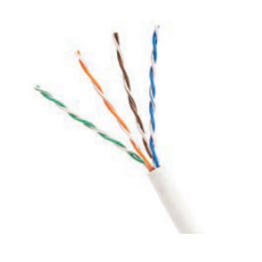 [PANDUIT_PUD6C2804WH-CE] Panduit Bobina de Cable UTP 305 m. de Cobre TX6-28®, Blanco, Categoría 6, Diámetro Reducido (28 AWG), CM/LSZH, de 4 pares