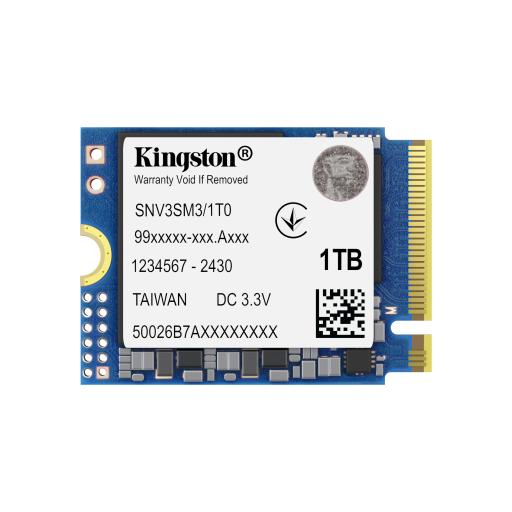 [KINGSTONTECHNOLOGY_SNV3SM3/1T0] Kingston technology 1TB NV3 M.2 2230 NVMe x4 22x30x2.3mm Up to 4000MB/s
