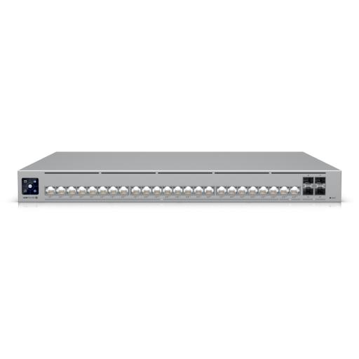 [UBIQUITINETWORKS_USW-PRO-HD-24-POE] Ubiquiti Networks UniFi Switch Pro HD Capa 3, 24 puertos Etherlighting POE++ / (22) puertos 2.5 GbE, (2) puertos 10GbE, todos POE++, (4) puertos 10G SFP+, 600W presupuesto POE