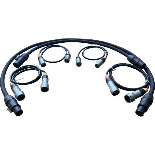 [HIKVISIONDIGITALTECHNOLOGY_DS-D42-PC/NC] Hikvision Digital Technology Kit de Cables de Interconexión para Paneles LED de Exterior / Datos y Corriente / Compatible con Familia CD-1AAB y CD-2APA