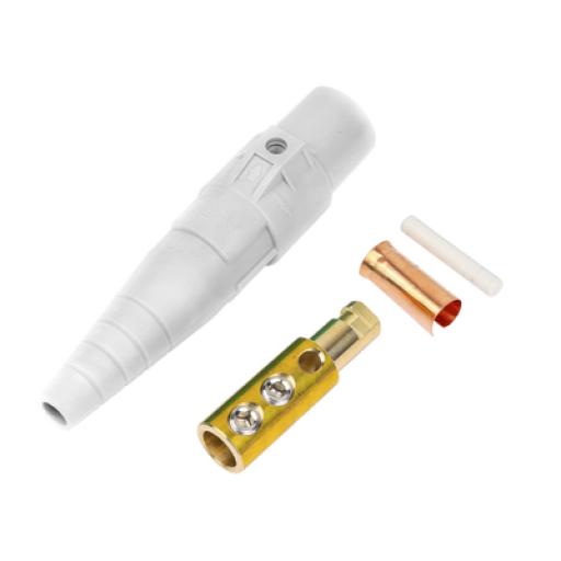 [EPCOM_EP-CAMLOCK-400A-M-WHITE] Epcom Conector camlock | 400 AMPERES | MACHO | color blanco