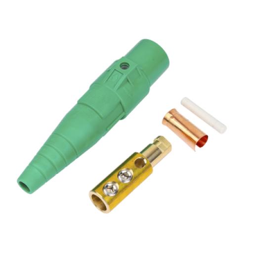 [EPCOM_EP-CAMLOCK-400A-M-GREEN] Epcom Conector camlock | 400 AMPERES | MACHO | color verde