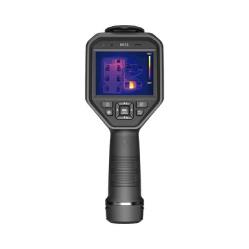 [HIKMICRO_HM-TP23-7QF/W-M31] HIKMICRO M31 - Cámara Termográfica Portátil Dual / Lente Térmico 9.7 mm (384 x 288) / Lente Óptico (8 Megapixel) / WiFi / IP54 / Ranura MicroSD hasta 64 Gb  / Hasta 5 Horas de Funcionamiento Continuo