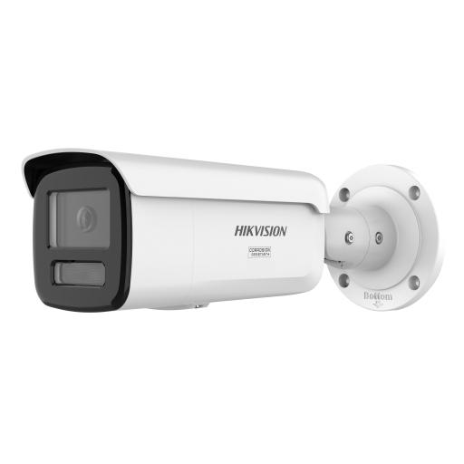 [HIKVISIONDIGITALTECHNOLOGY_DS-2CD2T47G3-LIY] Hikvision Digital Technology [Dual Light + ColorVu 3.0 + HikAI] Bala IP 4 Megapixel / Lente 4 mm / 60 mts IR + Luz Blanca / Exterior IP67 / WDR 130 dB / ACUSENSE 3.0 / Metal / NEMA 4X / ACUSEARCH