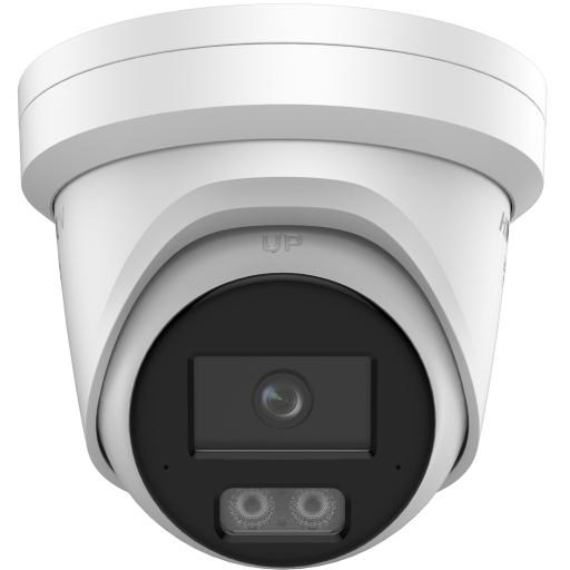 [HIKVISIONDIGITALTECHNOLOGY_DS-2CD2347G3-LI2UY] Hikvision Digital Technology [Dual Light + ColorVu 3.0 + HikAI] Turret IP 4 Megapixel / Lente 2.8 mm / 30 mts IR + Luz Blanca / 2 Microfonos Integrados / Exterior IP67 / WDR 130 dB / ACUSENSE 3.0 / Metal / NEMA 4X / ACUSEARCH
