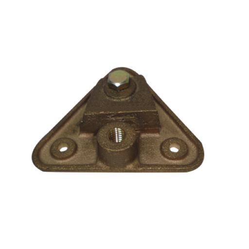 [TOTALGROUND_TG-BT] Total Ground Base Triangular para Punta Pararrayo Maciza. 