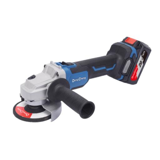 [DONGCHENG_DCS-M0311-5EM] DONG CHENG Amoladora Angular de 20Vcc, Disco de 4-1/2 in, Incluye 2 Baterías de 4.0Ah, Cargador y Estuche