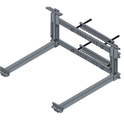 [EPCOM_EPI-MB225-V1] Epcom Montaje para Panel Solar de Poste para panel LR528HTH225M y batería LIPV100A