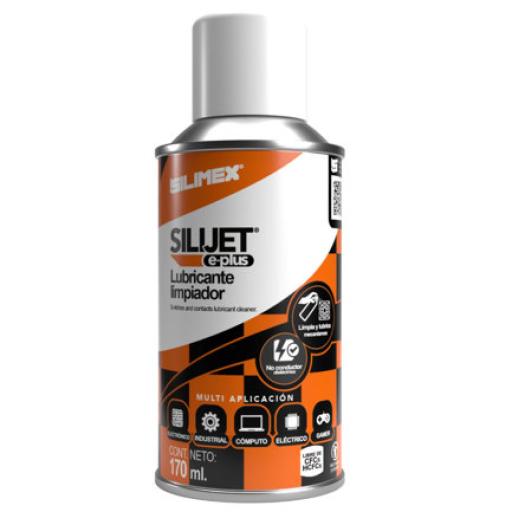 [SILIMEX_750300219602] LIMPIADOR LUBRICANTE Y DESENGRASANTE EN AEROSOL SILIMEX SILI JET E-PLUS 170ML