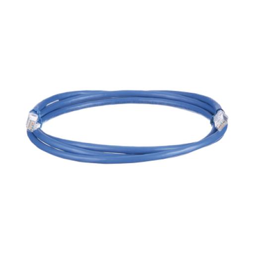 [PANDUIT_UTP6AX2MBU] Panduit Cable de Parcheo UTP, Cat6A, 24 AWG, CM, Color Azul, 2 m.