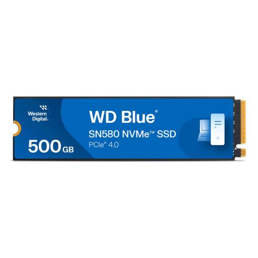 [WESTERNDIGITAL_WDS500G3B0E-00CHF0] Western Digital Unidad de Estado Solido SSD Western Digital WD Blue SN580 NVMe 500GB PCI Express 4.0 M.2