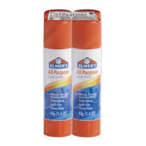 [ELMER'S_2170345] Elmer's Lápiz Adhesivo Elmers All Purpose 40gr C/4 Pzas