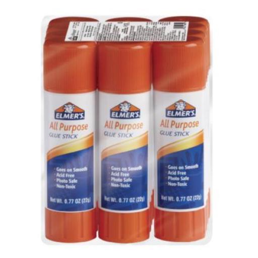 [ELMER'S_2170350] Elmer's Lápiz Adhesivo Elmers All Purpose 22gr C/6 Pzas