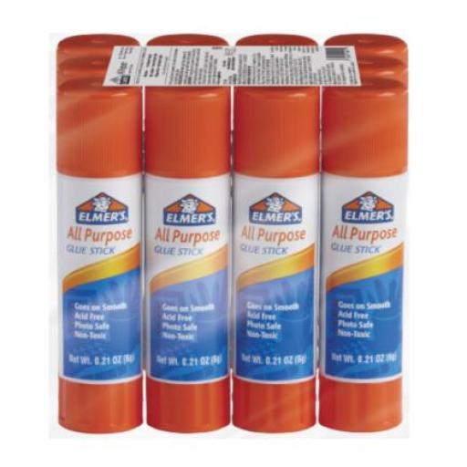 [ELMER'S_2170349] Elmer's Lápiz Adhesivo Elmers All Purpose 6gr C/12 Pzas