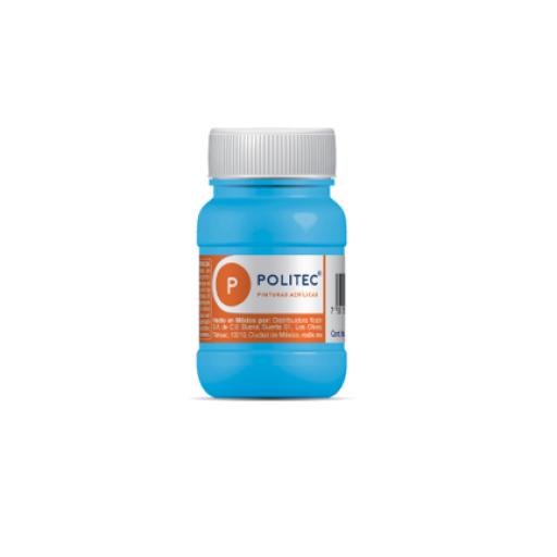 [POLITEC_14196] Politec Pintura Acrilica Politec Azul Pastel 100ml No 316 Caja c/6 piezas