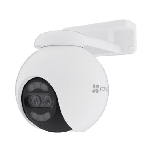 [EZVIZ_CS-H80X] EZVIZ Cámara PT / Wi-Fi / Lente Dual / Panorámica 360° / Resolución 4K / Visión Nocturna ColorFULL  / IA Detección de Humanos y Vehiculos / Alarma con Sirena y Luz / IP65