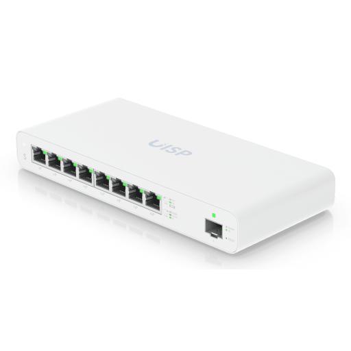 [UBIQUITINETWORKS_UISP-S] Ubiquiti Networks UISP Switch Gigabit PoE Pasivo de Capa 2 con 8 Puertos para Implementaciones MicroPoP