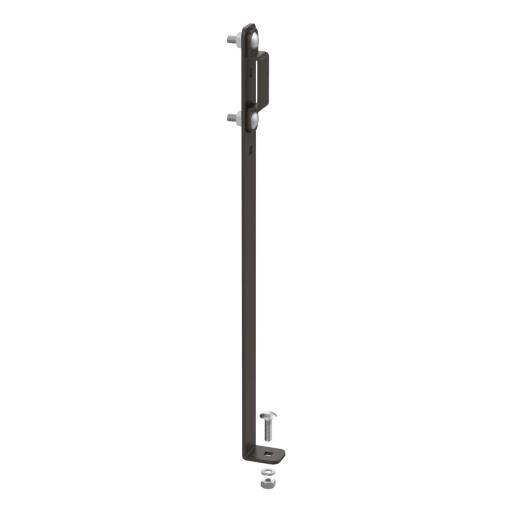 [HOFFMAN_LEK12B] HOFFMAN Kit de Elevación de 12 in, Para Escalerilla de Secciones Rectas, de Acero, Color Negro 