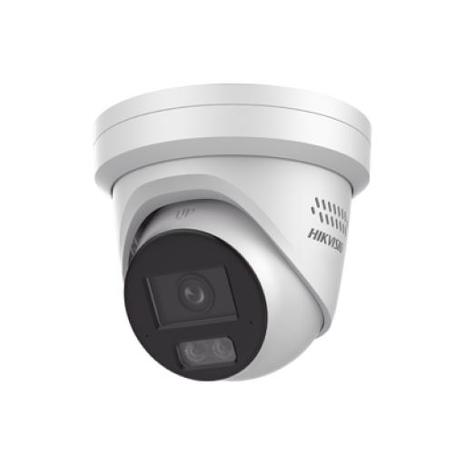 [HIKVISIONDIGITALTECHNOLOGY_DS-2CD3347G3-LISUY/SL] Hikvision Digital Technology [ PROTECCIÓN ACTIVA ] Turret IP 4 Megapixel / Lente 2.8 mm / 40 mts IR / Exterior IP67 / Micrófono y Bocina Integrado (Audio de Dos Vías) / DARKFIGHTER / PoE / Luz Estroboscopica / ONVIF / Micro SD / 4 Analíticos