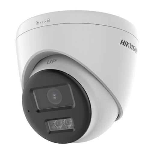 [HIKVISIONDIGITALTECHNOLOGY_DS-2CE78U0T-LXTS] Hikvision Digital Technology [Audio Bidireccional + Sirena & Estrobo + Dual Light + ColorVu] Turret TURBOHD 4K (8 Megapixel)  / Lente 2.8 mm / 40 mts IR EXIR + 40 mts Luz Blanca / Sirena / Micrófono y Bocina Integrado / Exterior IP67 / dWDR