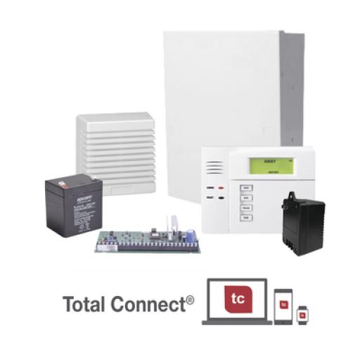 [HONEYWELLHOMERESIDEO_VISTA48/6150TBS] HONEYWELL HOME RESIDEO Super Kit de Panel VISTA48LA con Teclado 6150 Transformador, Bateria y Sirena de 15 Watts