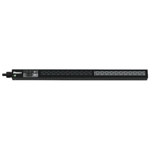 [PANDUIT_P22B09M] Panduit PDU Básico para Distribución de Energía, Enchufe de Entrada NEMA L5-30P, Con 22 Salidas NEMA 5-20R, de Instalación Vertical, 120 Vca, 30 Amp