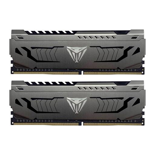 [PATRIOT_PVS416G400C9K] MEMORIA DIMM DDR4 PATRIOT (PVS416G400C9K)VIPER  STEEL 16GB 4000MHZ (2X8GB) GRAY HEATSINK, CL19