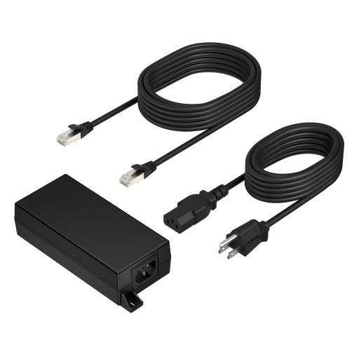 [HP_B5NH6AA] HP POLY POE 65W 2.5G ADAPTER WITH 3.66M CAT6A CABLE AND POWER CO