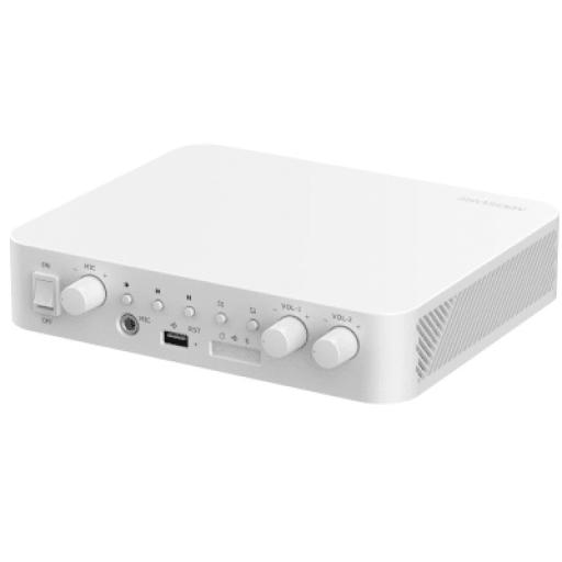 [HIKVISIONDIGITALTECHNOLOGY_DS-QAE1A80G1-VB] Hikvision Digital Technology Amplificador una Zona / 2 Canales / 40 W por canal / Conexión Bluetooth / Salida 4-8 Ω x 2 / 100V COM x 2 / Uso Interior - DS-QAE1A80G1-VB