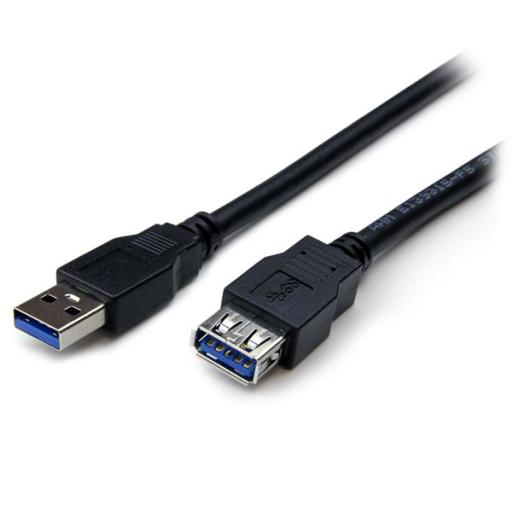 [STARTECH.COM_USB3SEXT6BK] StarTech.com 1.8M SUPER SPEED USB 3.0 (5GBP S) MALE TO FEMALE