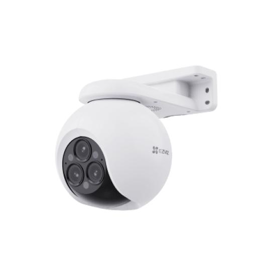[EZVIZ_CS-H80F] EZVIZ Cámara PT / Wi-Fi / Triple Lente / Panorámica 360° / Resolución 2k+ / Visión Nocturna a color  / IA Detección de Humanos y Vehiculos / Alarma con Sirena y Luz / IP67
