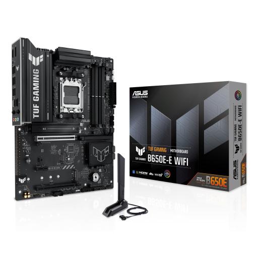 [ASUS_TUF GAMING B650E-E WIFI] MOTHERBOARD ASUS (TUF GAMING B650E-E WIFI) SOCKET AM5,4*DDR5,HDMI,DP,PCIE-5.0,ATX