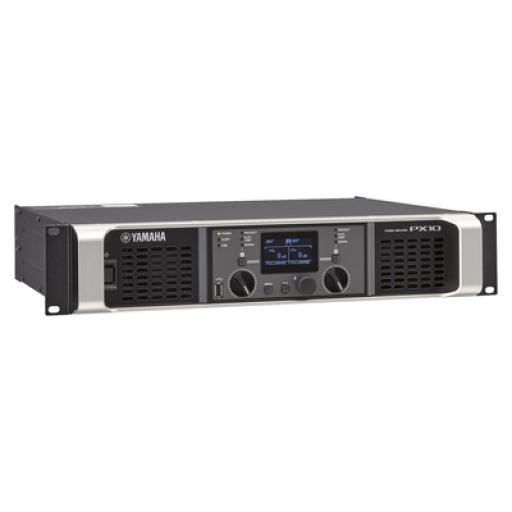 [YAMAHA_PX10] YAMAHA Amplificador de audio Clase D | 1000 W x 2 a 8Ω | 1200 W x 2 a 4Ω. | Baja Impedancia | Procesamiento Inteligente