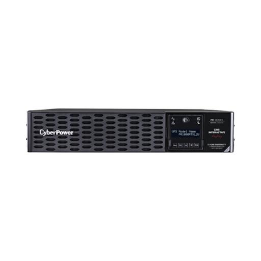 [CYBERPOWER_PR1000RTXL2U] CyberPower UPS de 1000 VA/1000 W, Topología Línea Interactiva, Entrada 120 Vca NEMA 5-15P, Onda Senoidal Pura, Torre o Rack 2 UR, Con 8 Tomas NEMA 5-15R